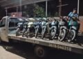 Tránsito retuvo 22 motos en un procedimiento