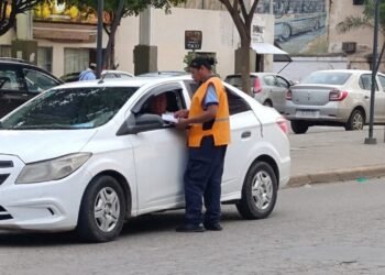 Operativo de tránsito en la zona de la Terminal