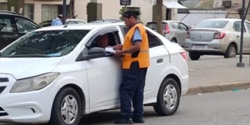 Operativo de tránsito en la zona de la Terminal