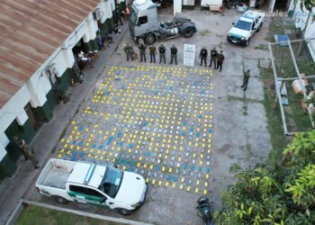 Diez años de cárcel por traficar casi 600 kilos cocaína
