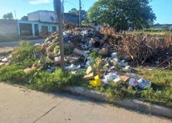 Foto denuncia de los vecinos