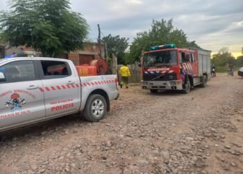 Principio de incendio en una vivienda