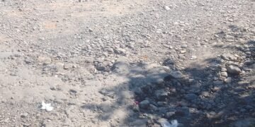 Foto reclamo de los vecinos