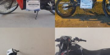 Recuperaron 10 motos robadas y detuvieron a 10 personas, 5 de ellos con pedido de captura
