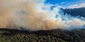 Los incendios en el Parque Nacional Nahuel Huapi ya afectaron a 3.500 hectáreas