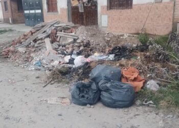 Foto denuncia de los vecinos