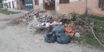 Foto denuncia de los vecinos