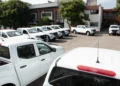 Sáenz entregó 10 camionetas destinadas al sistema de salud