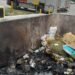 Otra vez prendieron fuego a un contenedor de basura