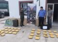 Inspeccionan dos valijas y detectan 36 kilos de marihuana