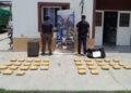 La policía secuestró 36 kilos de marihuana