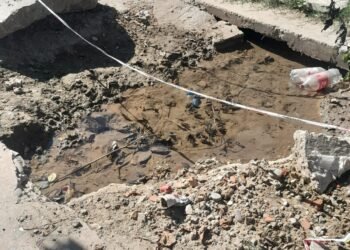 Foto denuncia de los vecinos