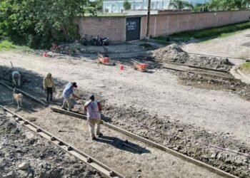 Avanza la obra de encauzamiento pluvial