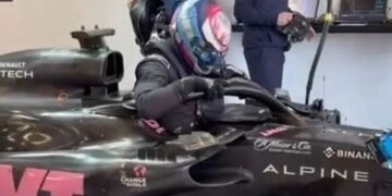 F1: Colapinto probó el Alpine por primera vez