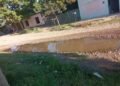 Foto noticia de los oyentes, denuncian una pérdida de agua