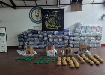 Secuestran cocaína, marihuana y hojas de coca