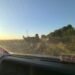 Volcó un camión con madera en la Ruta 5