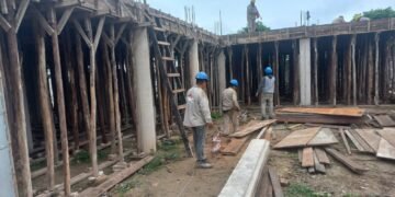 Avanza la obra en la Escuela General Pizarro