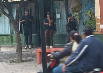 Allanamiento en pleno centro oranense