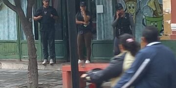 Allanamiento en pleno centro oranense