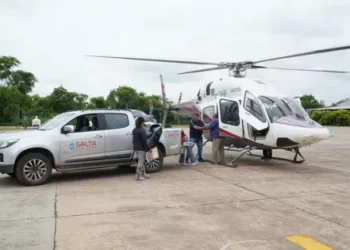 Asistencia aérea en parajes de Ballivián y Tartagal