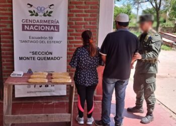 Pareja traficaba 6 kilos de cocaína en un tour de compras
