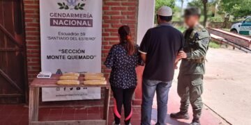 Pareja traficaba 6 kilos de cocaína en un tour de compras