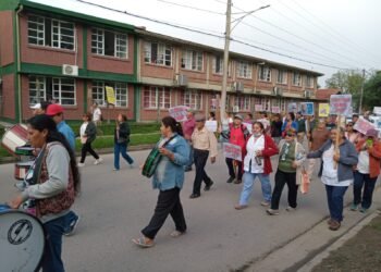Comenzó la marcha de los jubilados