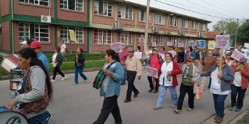 Comenzó la marcha de los jubilados