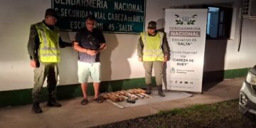 Detuvieron al líder de una organización narcocriminal con 16 kilos de cocaína