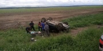 Grave accidente por el mal estado de la Ruta Nacional 34