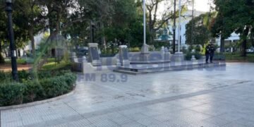 La Plaza 9 de Julio amaneció sin la carpa de los docentes luego de casi dos años