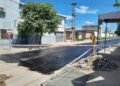 Nuevo asfalto en calle Alvarado