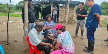 Durante la inundación en Santa Victoria Este se atendió la salud de 804 personas