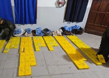 Arrojaron más de 100 kilos de cocaína acondicionados en mochilas y bolsas 