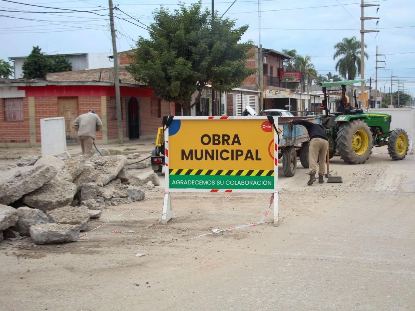 Avanzan las obras de mejoras en la ciudad - Radio Ciudad Oran
