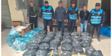 Aguaray: Secuestran cargamento de hojas de coca y cigarrillos valuado en seis millones de pesos