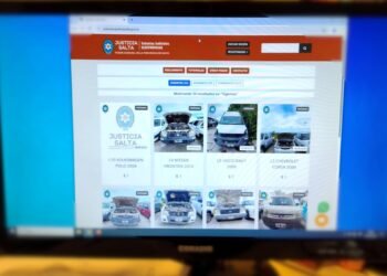Subasta electrónica: 10 vehículos del Gobierno de Salta en remate