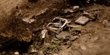 Foto denuncia de los vecinos