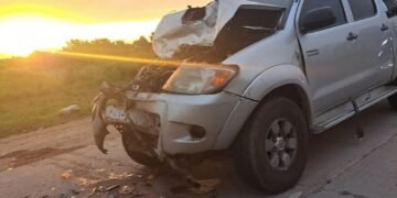 Siniestro vial en Pichanal: Chocaron una camioneta y un camión de caudales