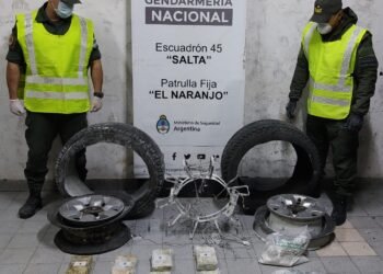 Traficaba 10 kilos de cocaína y lo detuvo Gendarmería