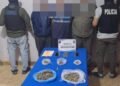 Tres detenidos y secuestro de más de mil dosis de droga