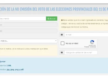 Ya se habilitó el trámite online para justificar la no emisión del voto