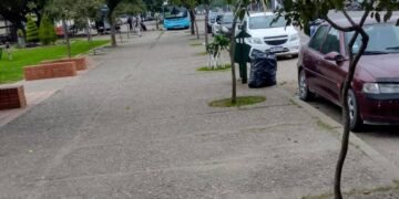 Trabajos de limpieza en el Barrio Osvaldo Pos