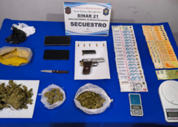 La policía secuestró más de 1000 dosis de marihuana