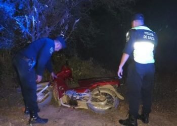 Tras una alerta recuperaron una moto robada en Embarcación