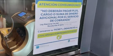 Infraccionaron a entidades extra bancarias del interior que cobraban plus