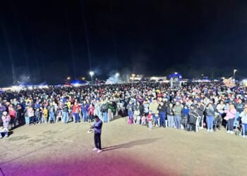 Exitosa peña en el Barrio 25 de Mayo, congregó a 5 mil personas