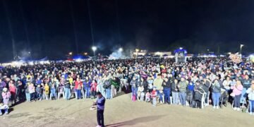 Exitosa peña en el Barrio 25 de Mayo, congregó a 5 mil personas