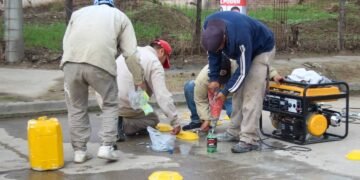 Colocaron reductores de velocidad en el B° 20 de Febrero